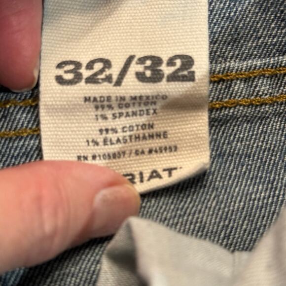 Ariat M4 Low Rise Bootcut Mens Size 32 x 32 Jeans - Picture 7 of 8
